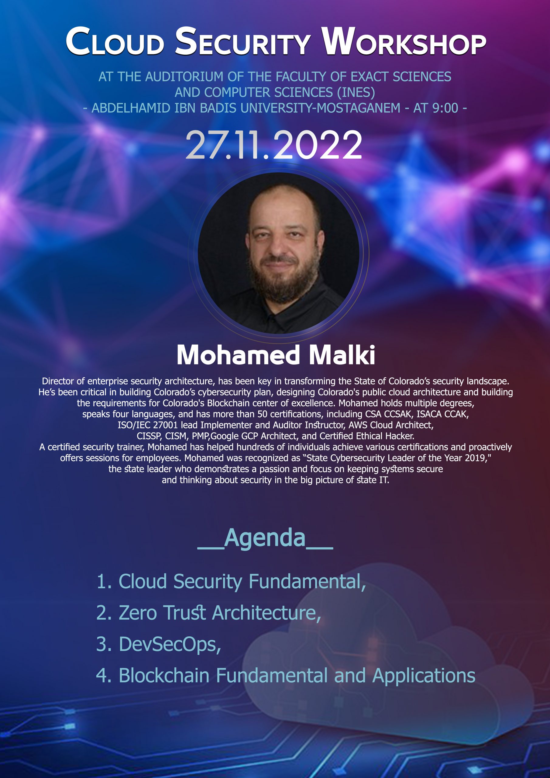 Cloud Security Workshop - Faculty of Exact Sciences and Computer ...