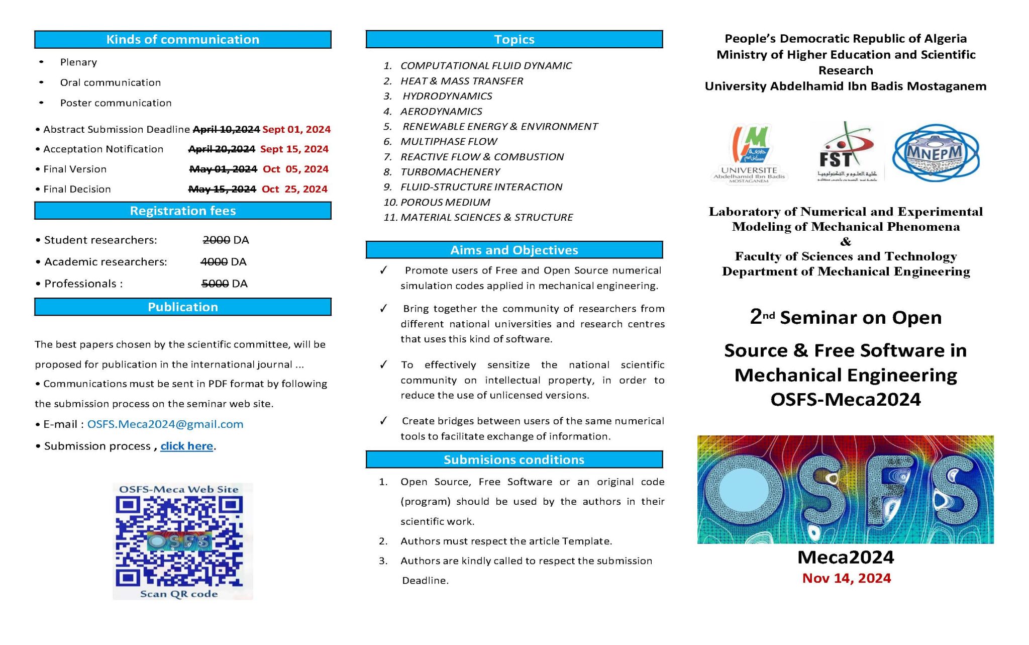 2nd Seminar on: 